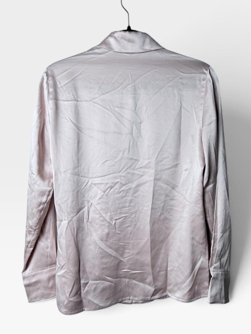 Ravello Milano 100% Silk Blouse Button Down Size Small (4) Bush Pink (X) - Picture 2 of 9